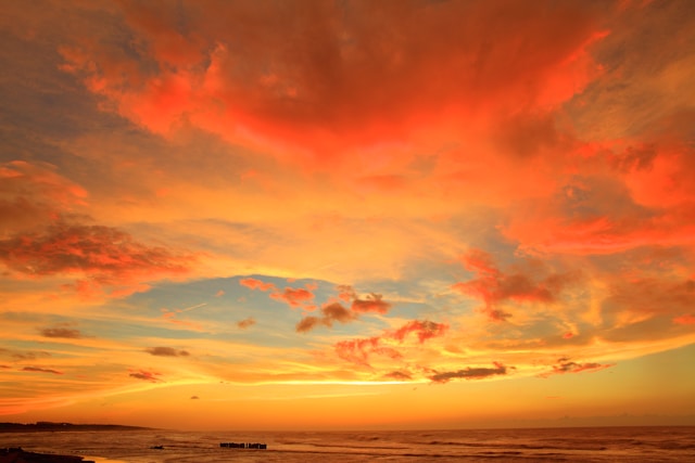 Sunset sky