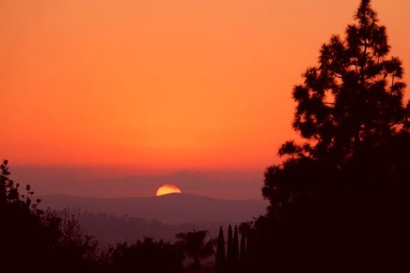 Sunset sky